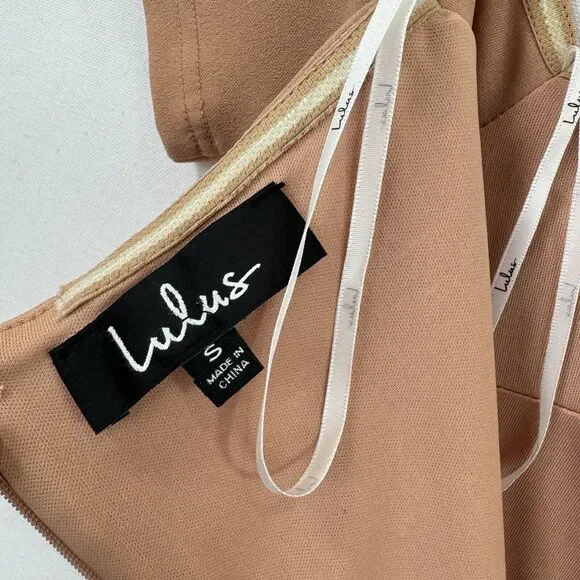 Lulu's Peach Off-Shoulder Maxi Dress - Picture 11 of 15